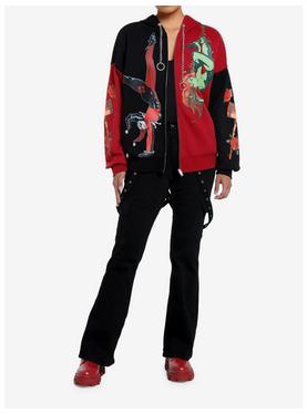 DC Comics Batman Harley Quinn & Poison Ivy Split Hoodie, , hi-res